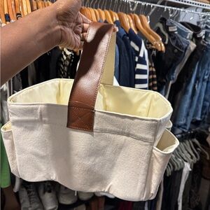 Crate and Barrel Diaper Caddy